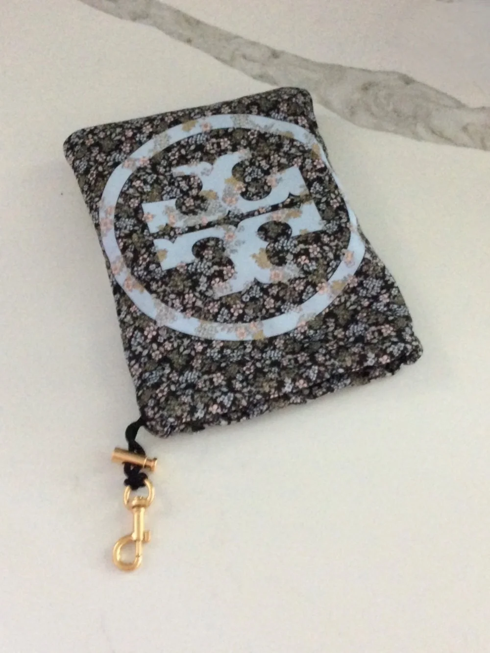 Authentic TORY BURCH Rope Logo Hinged Cuff Bracelet